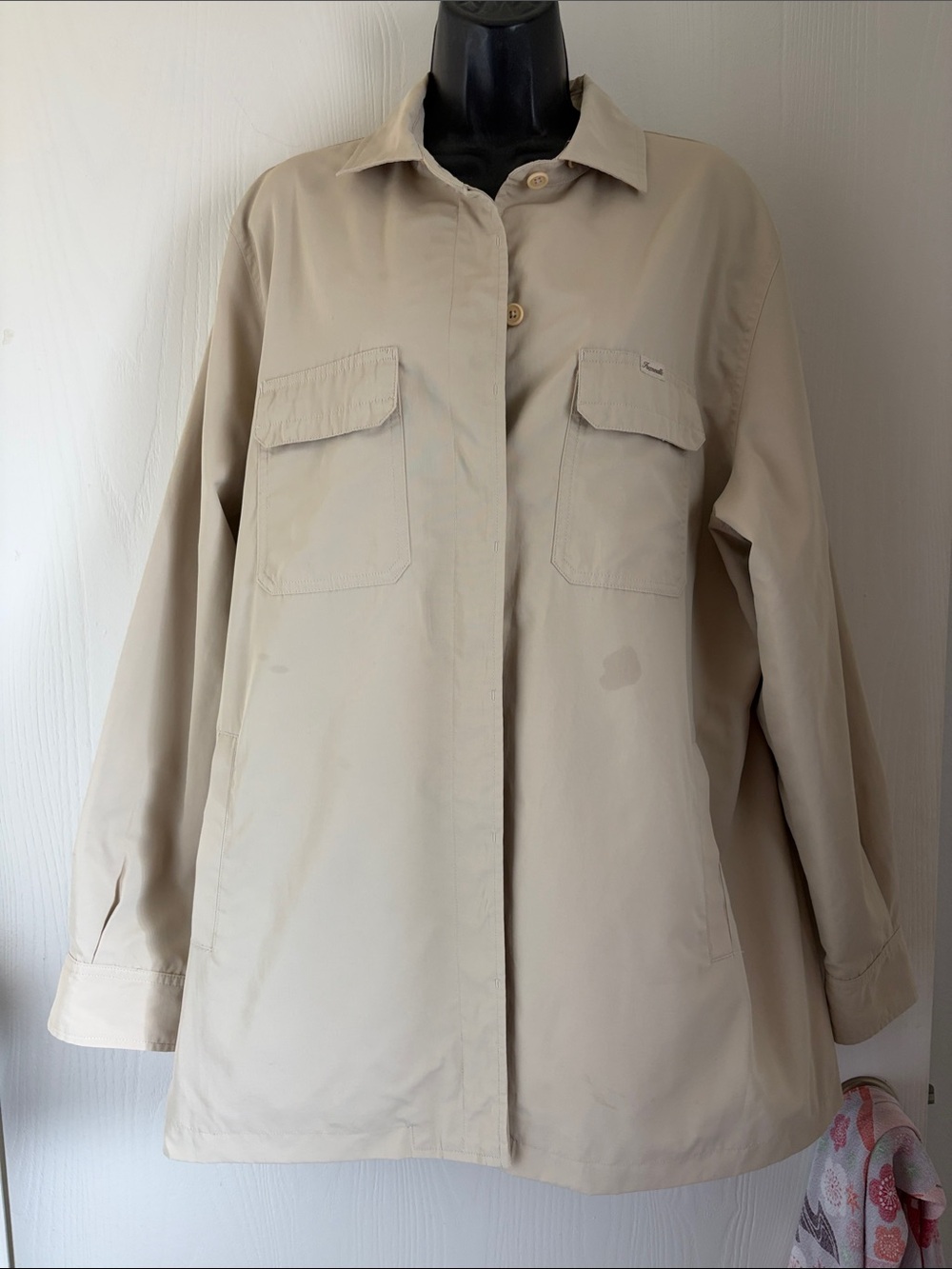 Faconnable Polished Cotton Shirt Jacket